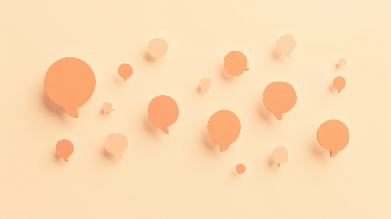 Illustration: Chat-bubble shapes flowing outward into a wider web of distinct tool-shapes, one answer returning